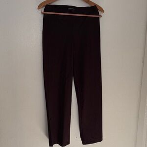 Eileen Fisher Dark Brown Straight Leg Pants